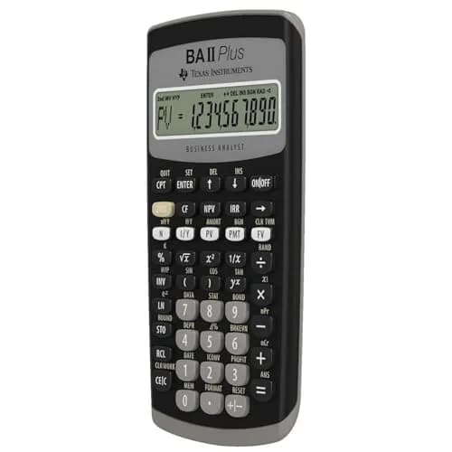 Texas Instruments BA II Plus Financial Calculator Black | Solves Time Value of Money Calculations thumbnail 3