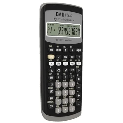 Texas Instruments BA II Plus Financial Calculator Black | Solves Time Value of Money Calculations thumbnail 4