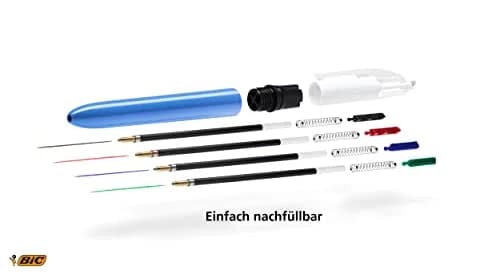 BIC Pen Refills - Black | Medium Point Ink for Bic 2 & 4 Colour Pens (50 pcs) thumbnail 3