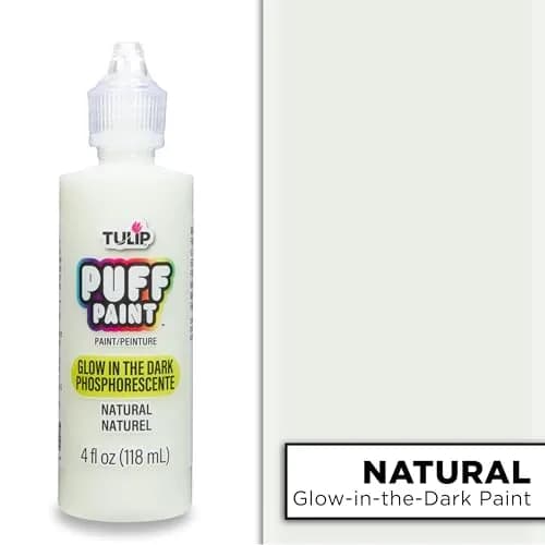 Tulip Puff Glow In The Dark Fabric Paint, 4 Fl Oz | Permanent, DIY & Notoxic Glow for Clothes thumbnail 2