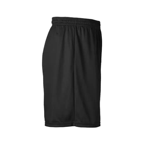 Soffe Mens Nylon Mini-Mesh Fitness Short Black XX-Large | Breathable, Athletic Fit, Adjustable Waist thumbnail 3