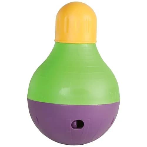 Starmark Treat Dispensing Bob-A-Lot Large Dog Interactive Feeder Toy | Adjustable Food Flow & Wobbling Fun thumbnail 1
