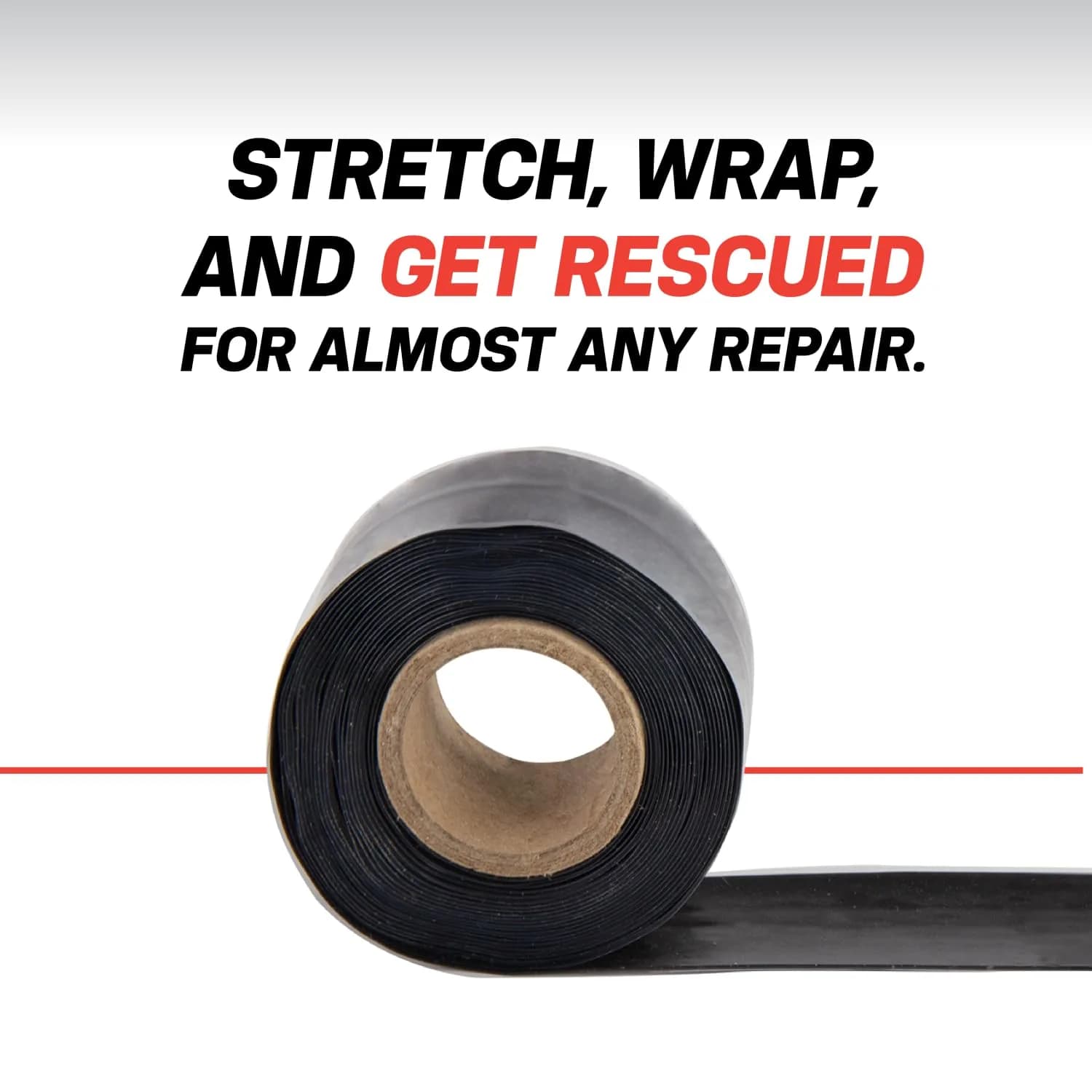Bond It Rescue Tape Self-Fusing Silicone Repair Tape 3.05 m (1 x 12 ft) | Waterproof, Heat-Resistant, High-Pressure Seal - view 2