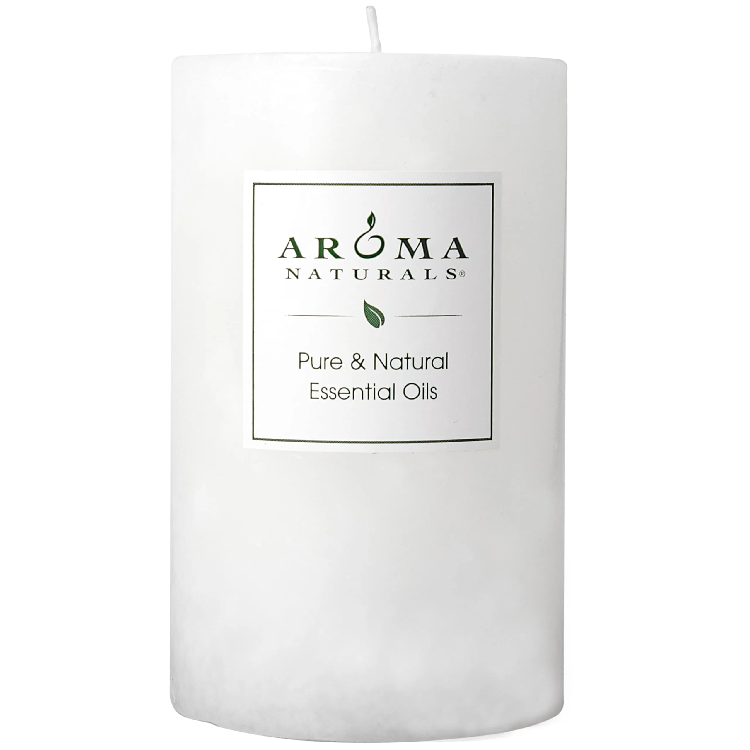 Aroma Naturals Patchouli & Frankincense Pillar Candle 6.4cm x 10.2cm | Natural Essential Oil Aromatherapy - main product image