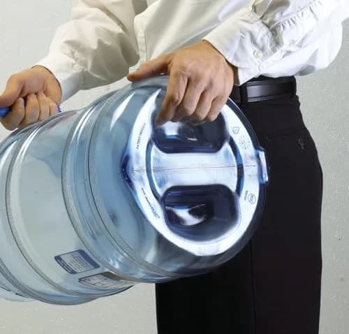 San Jamar Saf-T-Ice Bucket 6 Gallon (18.9 L) Blue | Commercial Ice Tote with HACCP Hook & Drying Hanger thumbnail 4