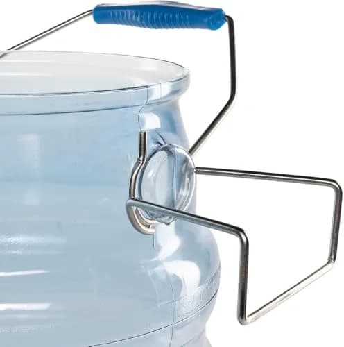 San Jamar Saf-T-Ice Bucket 6 Gallon (18.9 L) Blue | Commercial Ice Tote with HACCP Hook & Drying Hanger thumbnail 9