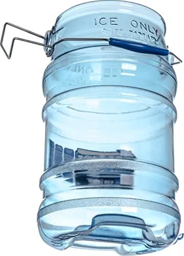 San Jamar Saf-T-Ice Bucket 6 Gallon (18.9 L) Blue | Commercial Ice Tote with HACCP Hook & Drying Hanger thumbnail 2
