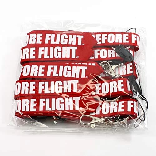Rotary13B1 Remove Before Flight - Red Lanyard - 5 Pack | Aviation Warning Flags for House & Gym thumbnail 6