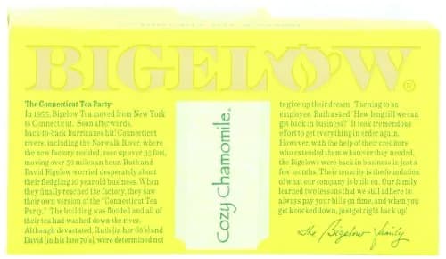 Bigelow Cozy Chamomile Herbal Tea 20-count | All-Natural, Caffeine-Free Relaxation (70-120 chars) thumbnail 2