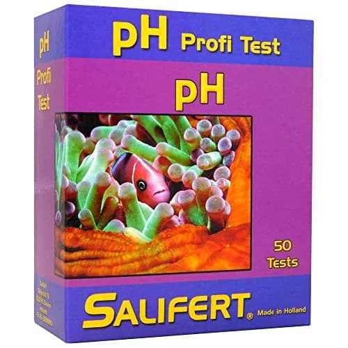 Salifert pH Test Kit for Aquariums | Measures pH 7.4-8.6, 50 Tests thumbnail 1