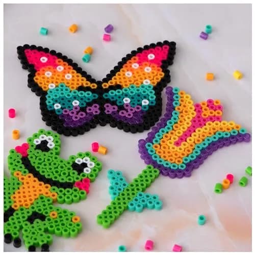 Perler Assorted Fuse Beads Kit with Storage Tray & Pattern Book, Multicolor, 4001pcs | Arts & Crafts for Kids & Adults thumbnail 5
