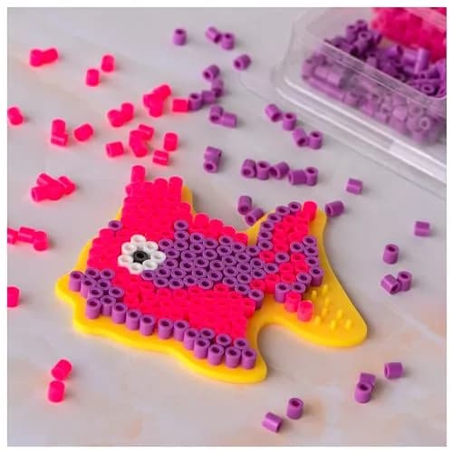 Perler Assorted Fuse Beads Kit with Storage Tray & Pattern Book, Multicolor, 4001pcs | Arts & Crafts for Kids & Adults thumbnail 6