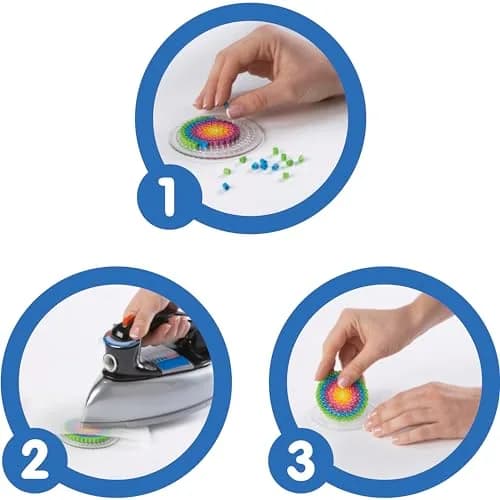 Perler Assorted Fuse Beads Kit with Storage Tray & Pattern Book, Multicolor, 4001pcs | Arts & Crafts for Kids & Adults thumbnail 9