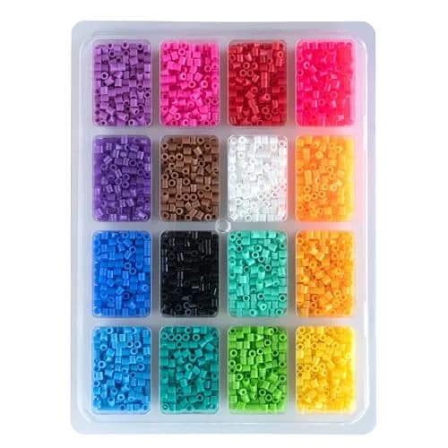 Perler Assorted Fuse Beads Kit with Storage Tray & Pattern Book, Multicolor, 4001pcs | Arts & Crafts for Kids & Adults thumbnail 2