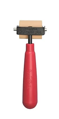 Speedball Soft Rubber Brayer 1.5-Inch | Even Ink Distribution for Block & Gel Printing thumbnail 1
