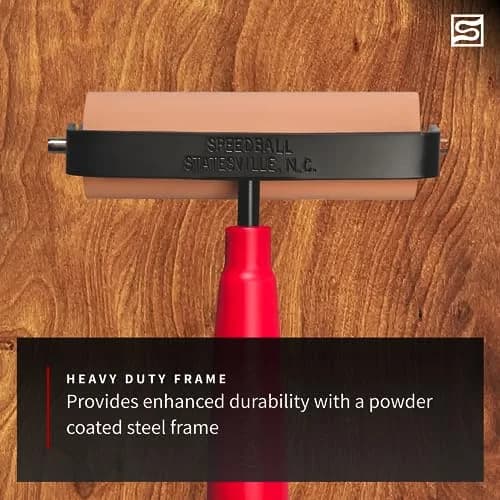 Speedball Soft Rubber Brayer 2.5-Inch | Printmaking Roller for Gel & Block Printing, Crafting thumbnail 7