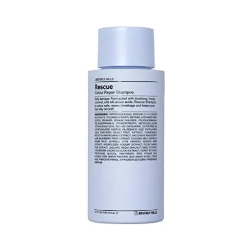 J Beverly Hills Rescue Color Repair Shampoo 12 Oz | Sulfate-Free, Color Safe, Repairs Damage thumbnail 1