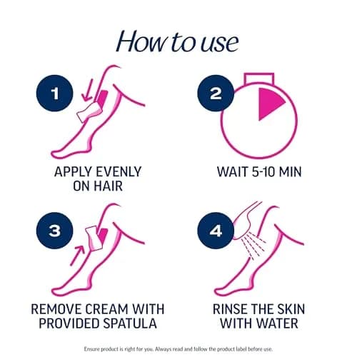 Veet Sensitive Skin Hair Removal Cream 400ml (13.5 Fl Oz) | Painless Bikini Hair Removal Gel thumbnail 5