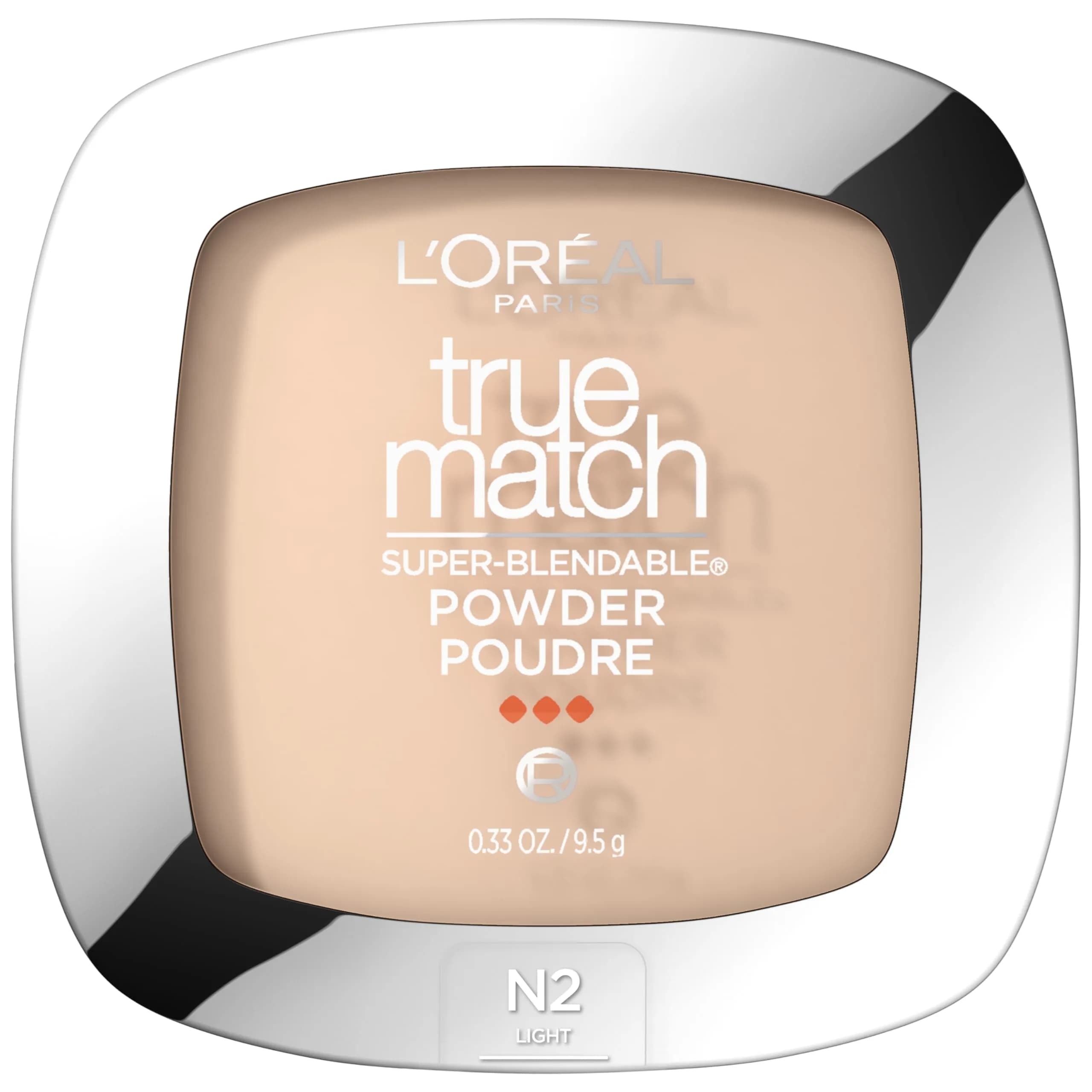 L'Oreal Paris True Match N2 Light Super Blendable Oil-Free Powder Foundation - main product image