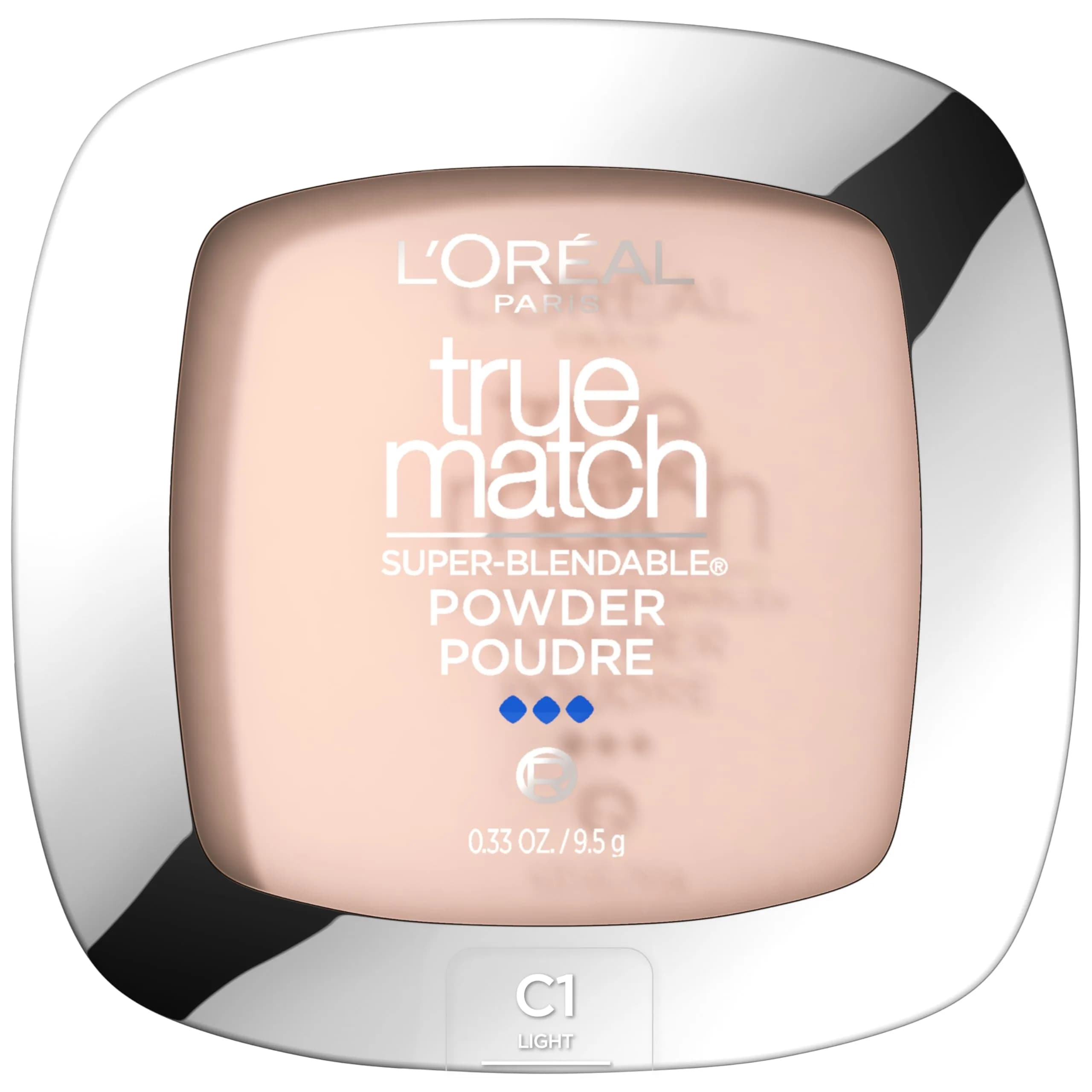 L'Oreal Paris True Match C1 Light Powder Foundation - Oil-Free & Super Blendable for a Natural Finish - main product image