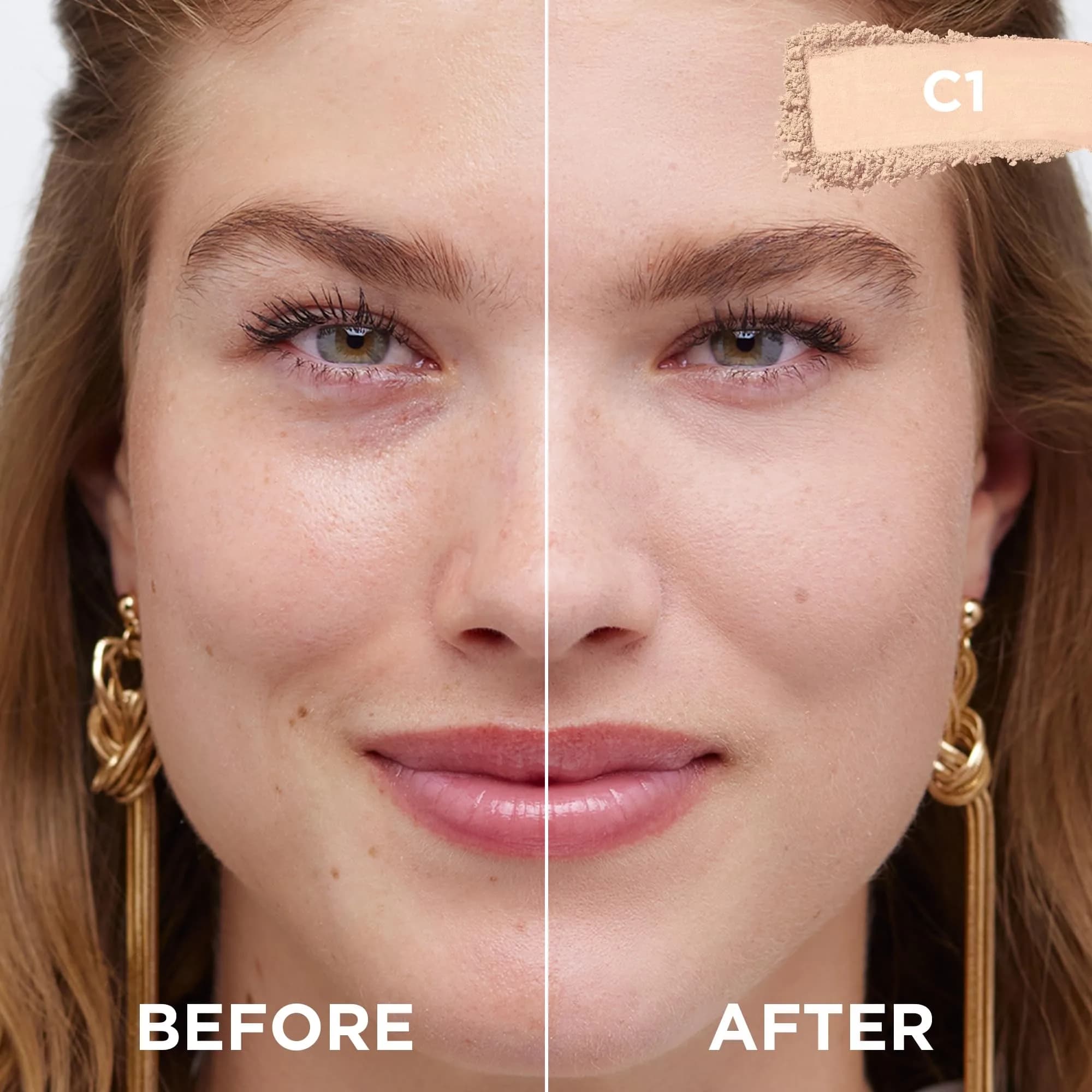 L'Oreal Paris True Match C1 Light Powder Foundation - Oil-Free & Super Blendable for a Natural Finish - view 2
