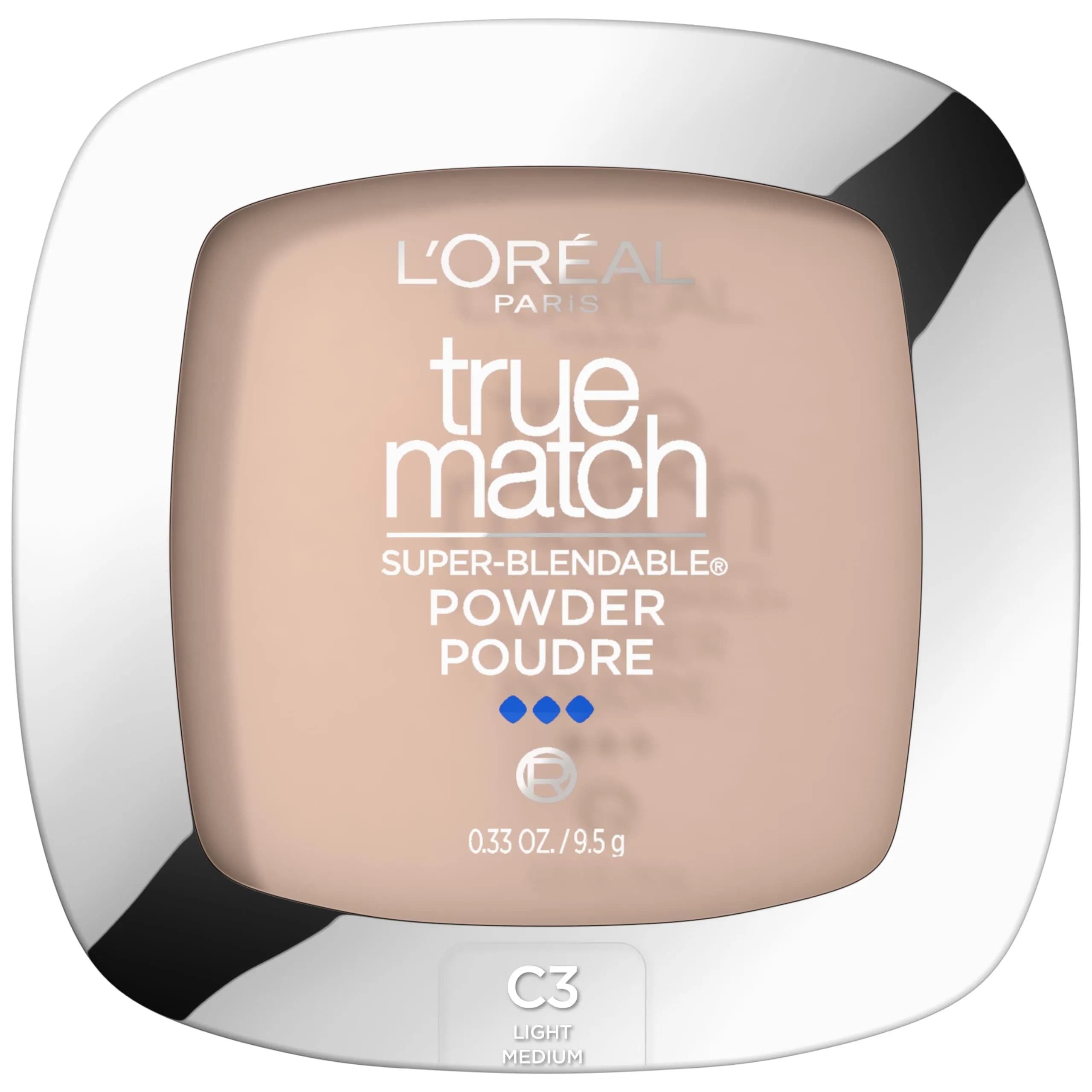 L'Oreal Paris True Match Super Blendable C3 Light Medium Oil-Free Powder Foundation - main product image