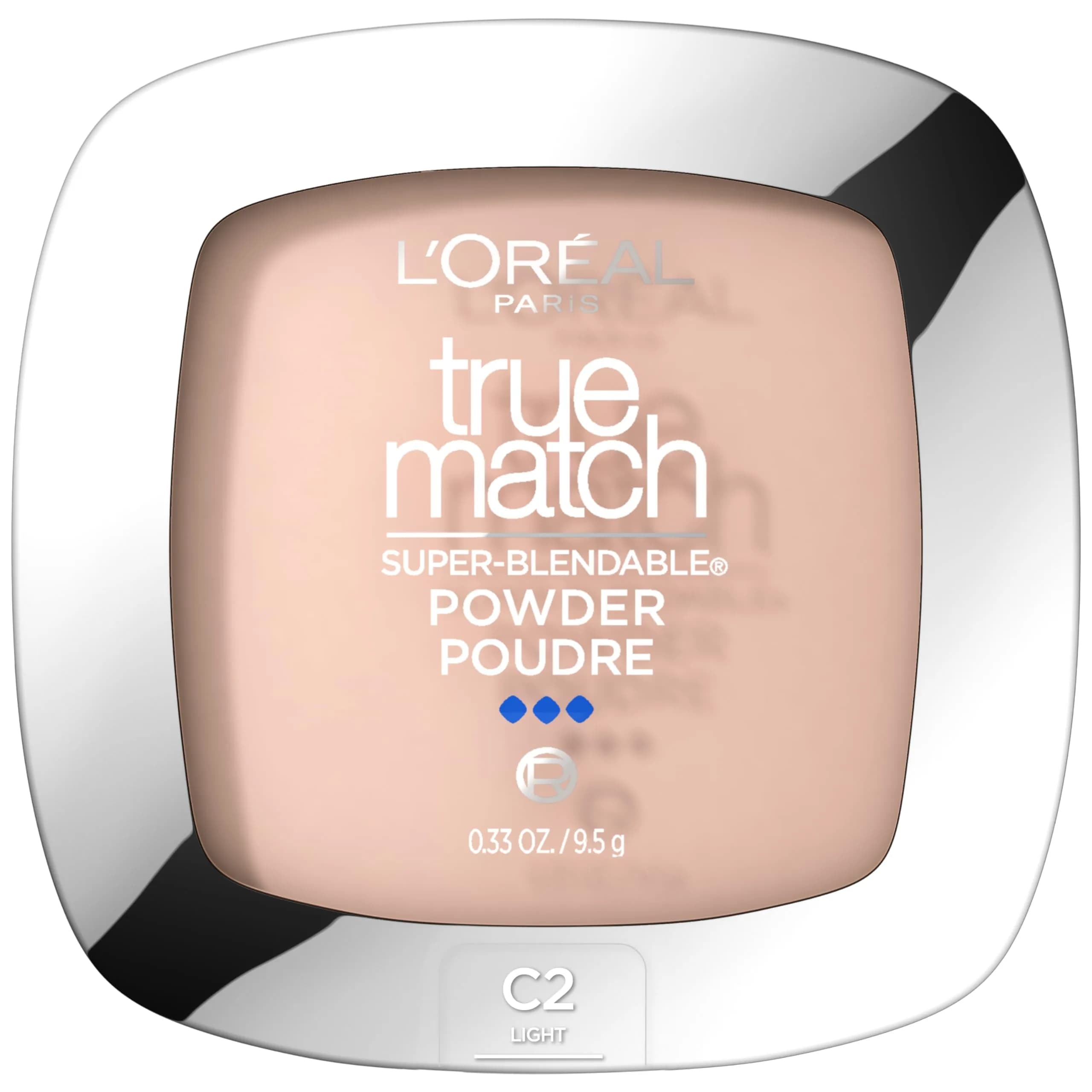 L'Oreal Paris True Match Super Blendable C2 Light Oil-Free Powder Foundation - main product image