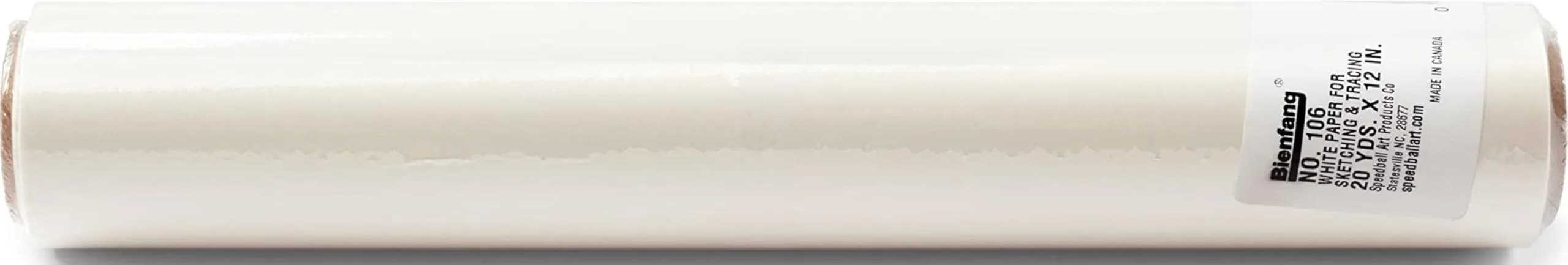 Bienfang Sketching & Tracing Paper Roll White 12 Inches x 20 Yards | Professional Art Paper for Drawing & Patterns - main product image