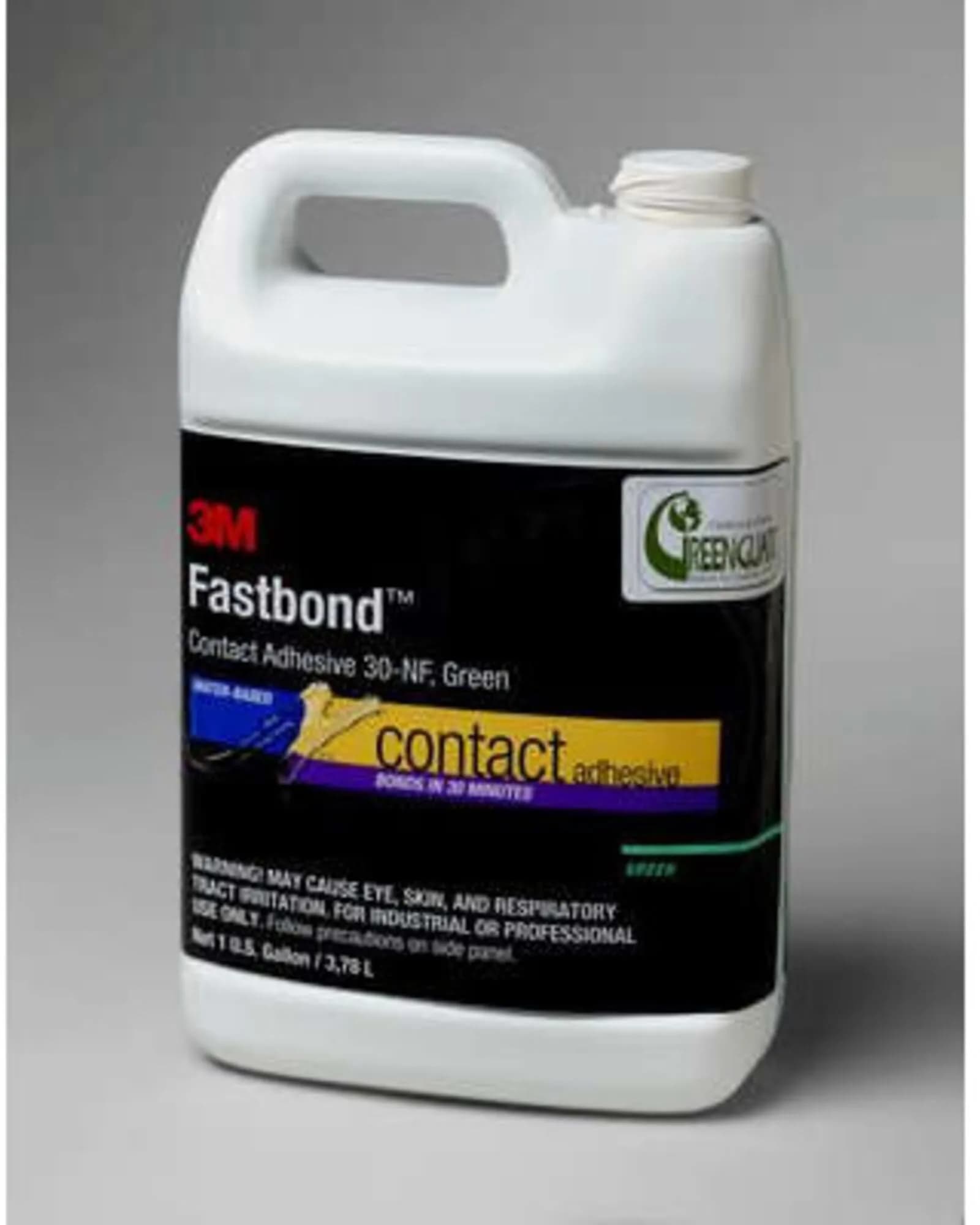 3M Fastbond Contact Adhesive 30NF, Green, 270 Gallons | Industrial Strength Water-Based Adhesive for Multiple Substrates - main product image