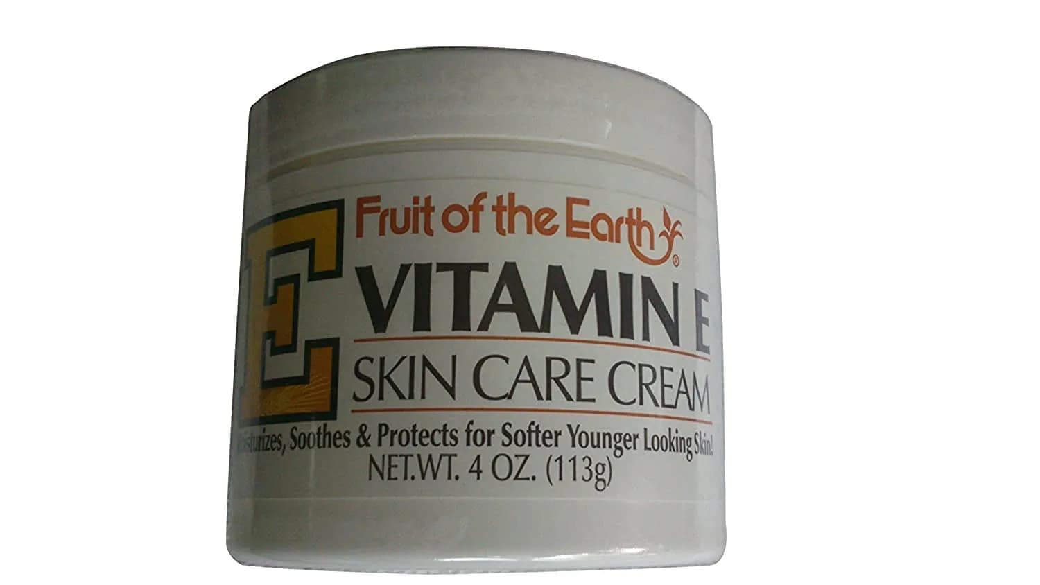 Fruit of the Earth Vitamin E Cream with Aloe Vera 216 ml (4 Fl Oz) - 2 Pack | Moisturizes, Soothes, Protects Skin — 4 Fl Oz
