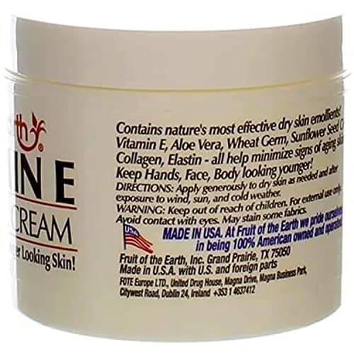 Fruit of the Earth Vitamin E Skin Care Cream 118ml (4 Fl Oz) | Aloe Vera Infused Moisturizer thumbnail 8