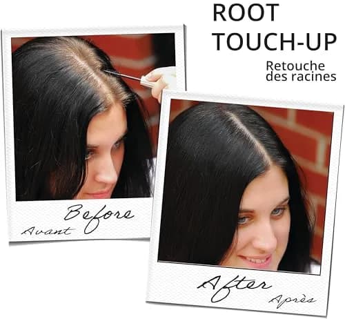 Greyfree Medium Brown Hair Mascara Root Touch-Up for Gray Hair | Precision Hairline Concealer for Brows & Beard (7.4ml / 0.25 Fl Oz) thumbnail 3