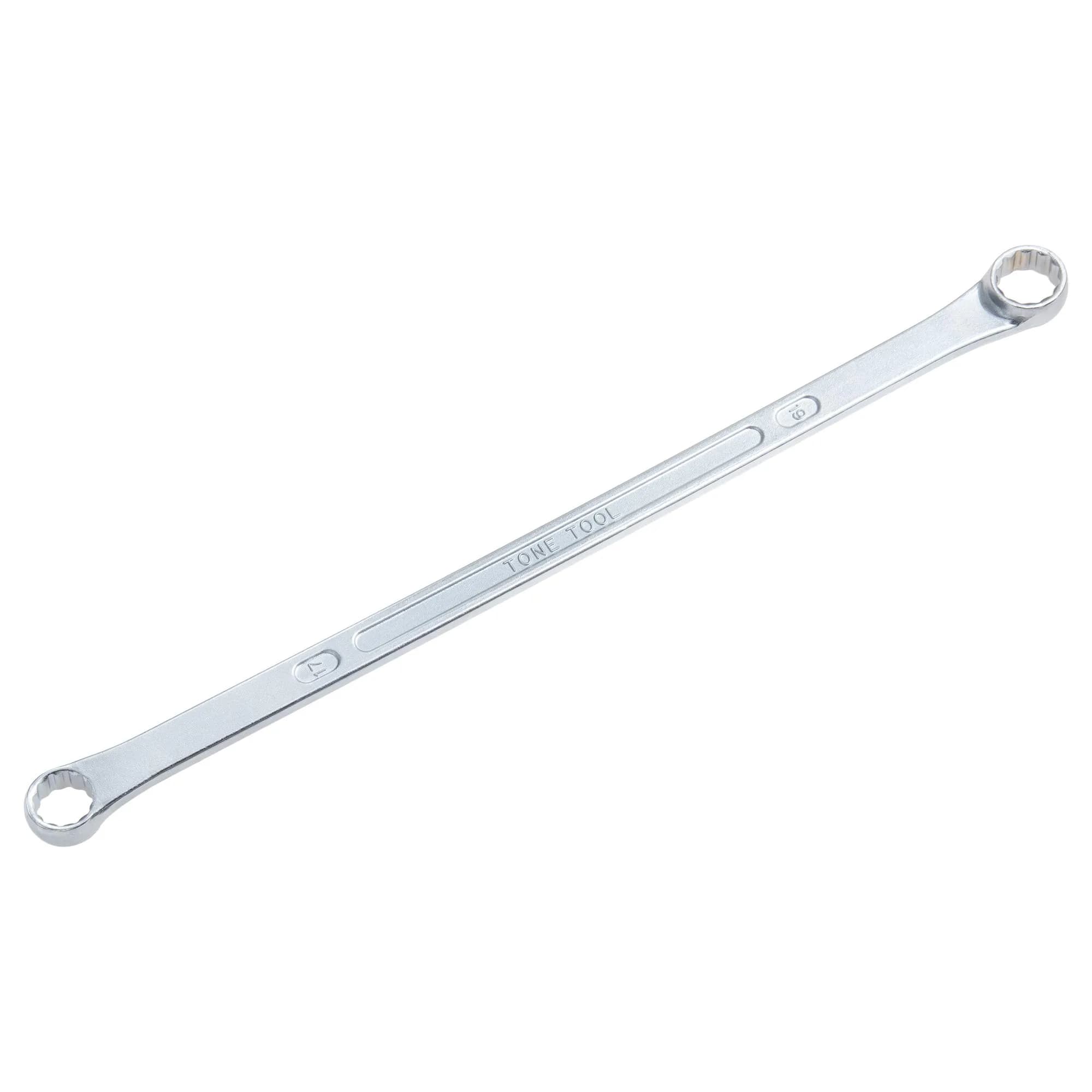 TONE Long Type Ring Wrench 40.4cm (15.9") 17x19mm | Precision Metric Tool for Tight Spaces - main product image