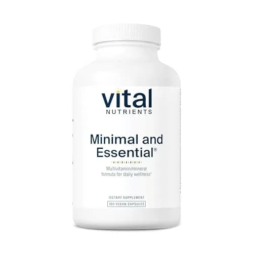 Vital Nutrients Minimal and Essential Multivitamin 180 Capsules | Full-Spectrum, Methylated B Vitamins, Antioxidants, Unflavored thumbnail 1