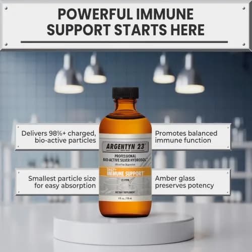 Argentyn 23 Silver 4 fl oz | Bioactive Colloidal Mineral Support for Immune Health thumbnail 2