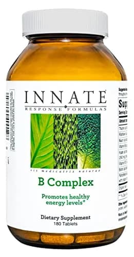 Innate Response Formulas Vitamin B Complex 180 Tablets | Supports Cellular Energy & Nervous System thumbnail 1