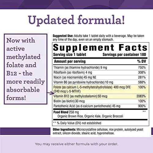 Innate Response Formulas Vitamin B Complex 180 Tablets | Supports Cellular Energy & Nervous System thumbnail 2