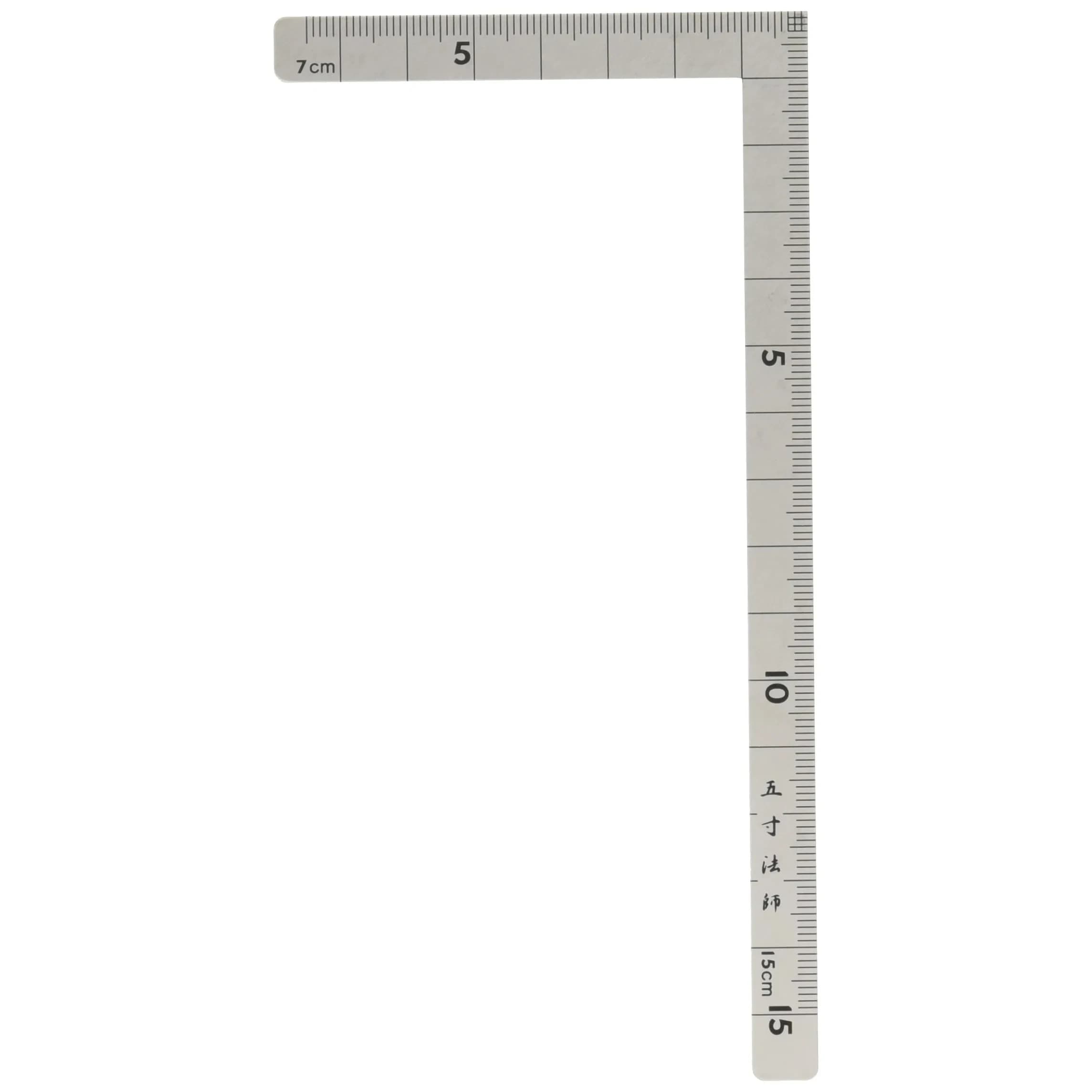 Shinwa Sokutei Gojimushi CM Eye Ruler 15cm (5.9 inches) | Precision Stainless Steel Measuring Tool