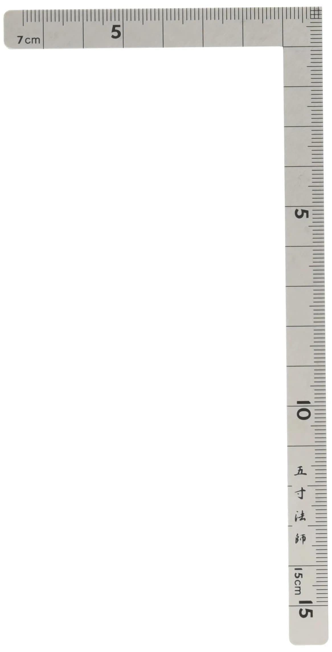 Shinwa Sokutei 3D Stainless Steel Ruler 7.5 cm (3 Inches) | Precision Measuring & Cutting Tool — Silver