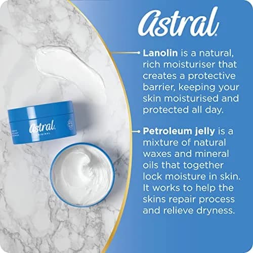 ASTRAL Moisturising Cream 50ml | Sensitive Skin Hydration & Not Tested On Animals thumbnail 2
