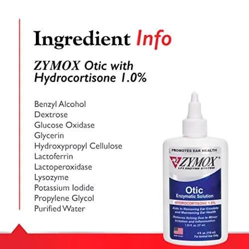 Zymox Otic Enzymatic Solution for Dogs and Cats 120ml (4 Fl Oz) | Soothes Ear Infections & Itch Relief thumbnail 4