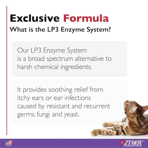 Zymox Otic Enzymatic Solution for Dogs and Cats 120ml (4 Fl Oz) | Soothes Ear Infections & Itch Relief thumbnail 3