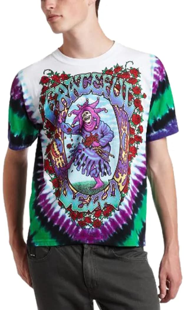 Liquid Blue Grateful Dead Seasons of the Dead Tie Dye T-shirt, Multi, X-Large US | Psychedelic Music Band Tee — XX-Large