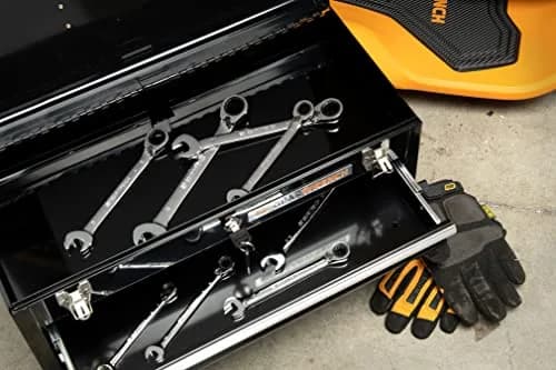 GEARWRENCH 8 Pc 72T Reversible Ratcheting Combination mm Wrench Set | Alloy Steel, 8mm-19mm, Polished thumbnail 8