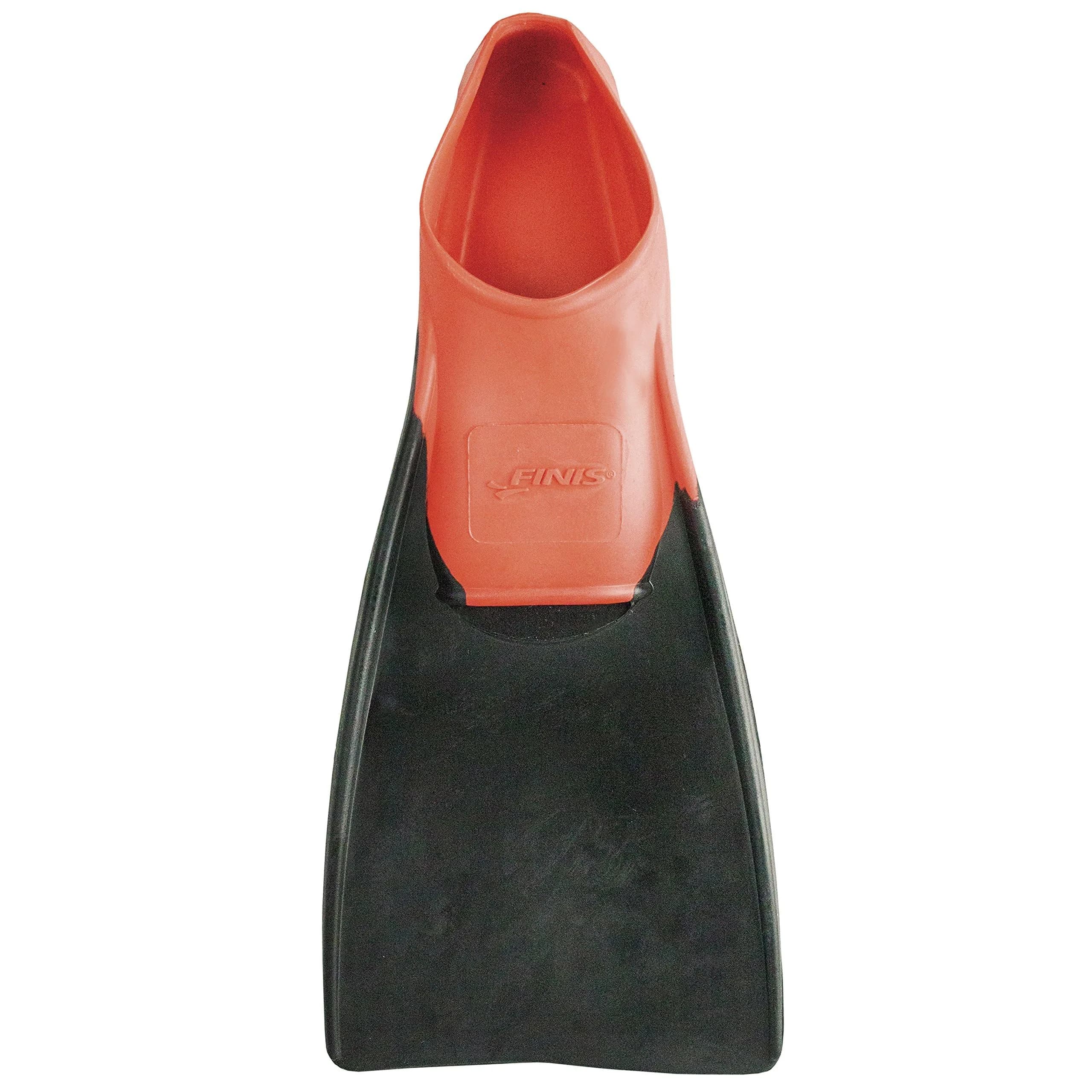 FINIS Long Floating Swim Fins - Adult Training Fins - Improves Kick Technique & Body Position - Red/Black - S (0.59 kg / 1.3 lb) - main product image