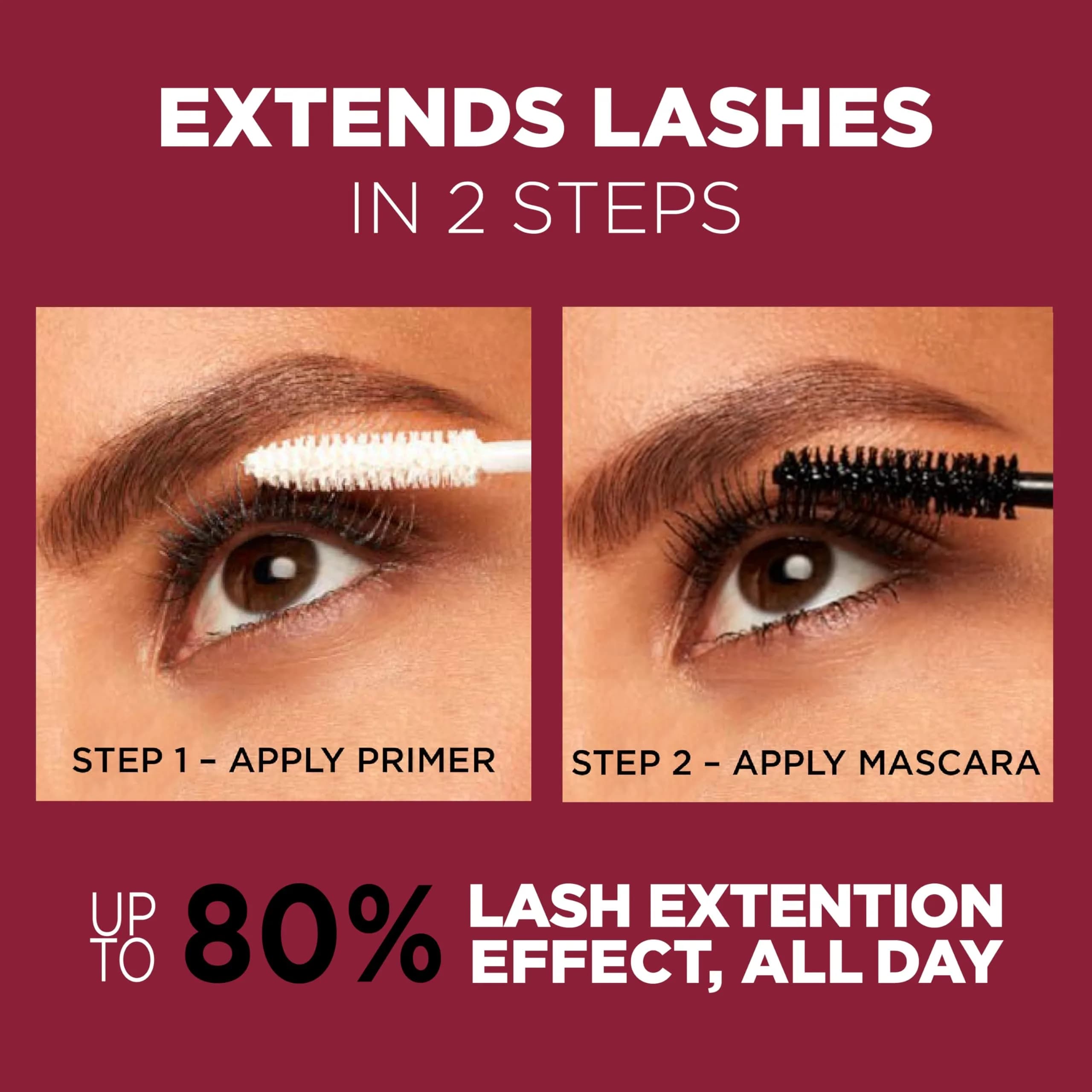 L'Oreal Paris Double Extend Tubing Mascara - Blackest Black, 0.16 Count (Pack of 1) - view 3
