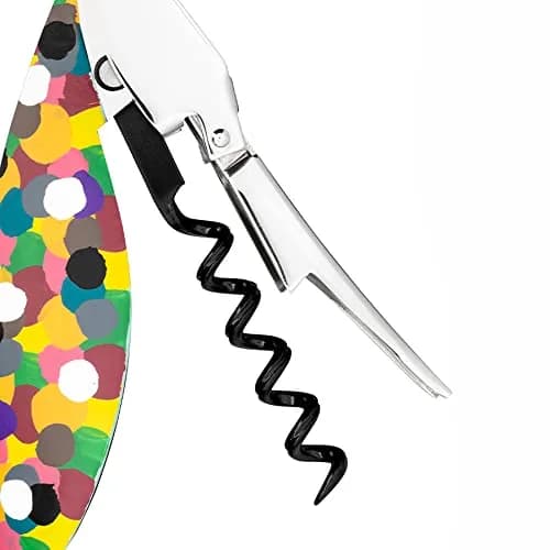 Alessi AAM32 1 Parrot Corkscrew, Cast Aluminum & PC, Multicolour | Designer Waiter Corkscrew for Home & Professional Use thumbnail 4
