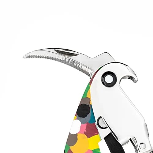 Alessi AAM32 1 Parrot Corkscrew, Cast Aluminum & PC, Multicolour | Designer Waiter Corkscrew for Home & Professional Use thumbnail 3