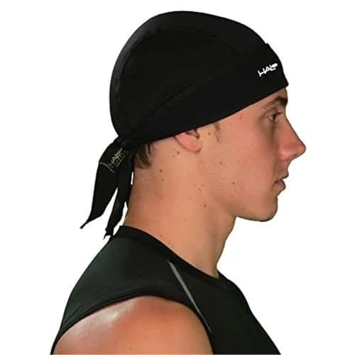 Halo Headband womens With Halo Headband tie bandana BLACK 1 SIZE US | Sweat Seal UV Protection thumbnail 5