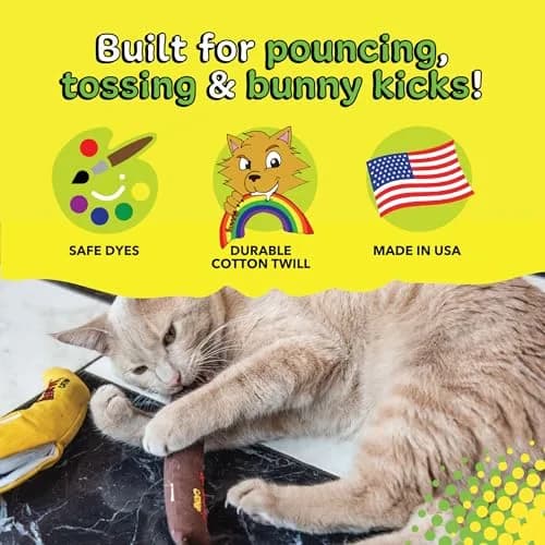 Yeowww! Catnip Cigar Cat Toy 18cm (7 inch) | Potent Organic Catnip Kicker for Cats thumbnail 4
